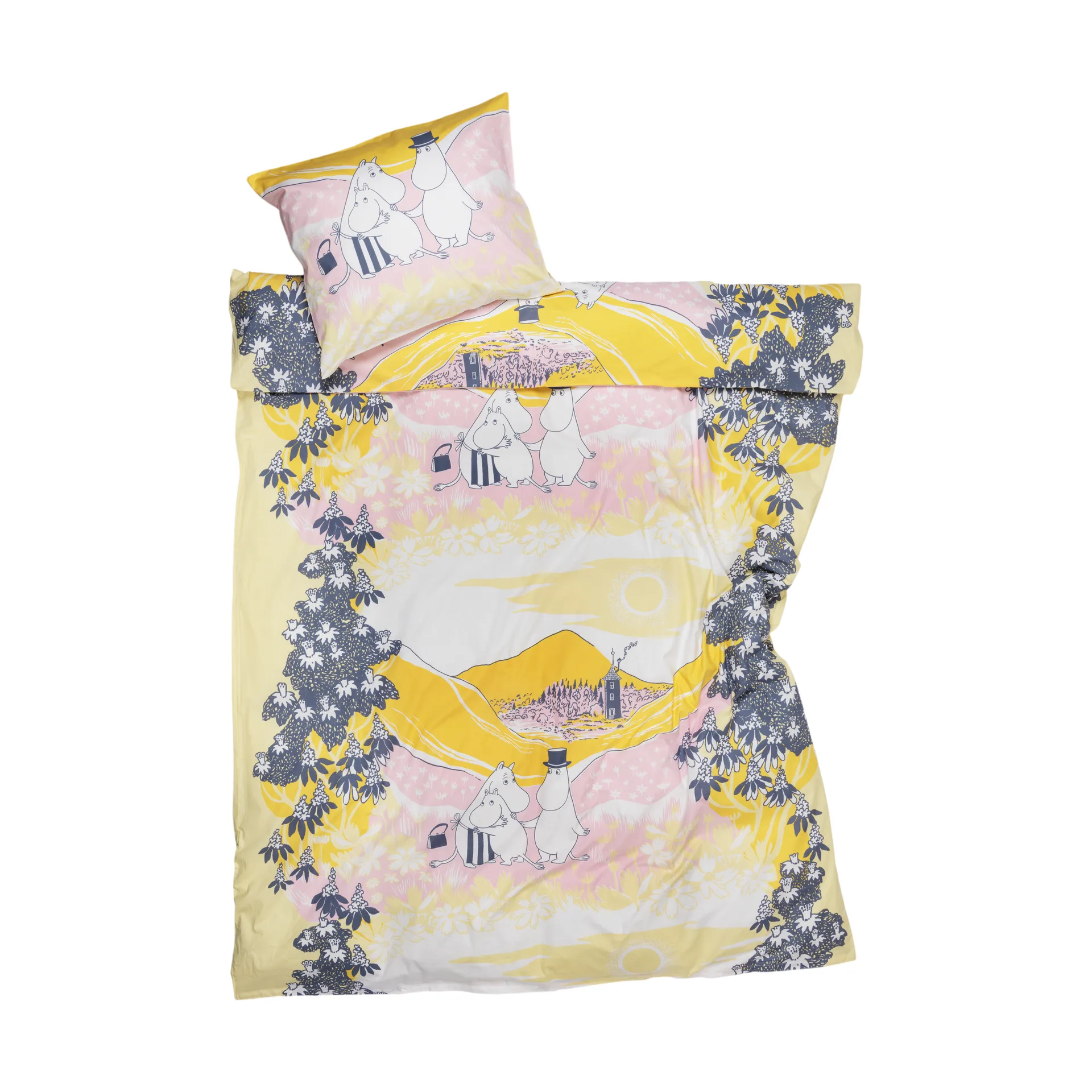 Family time Moomin bedding set, 150x210 cm arabia moomin,moomin arabia