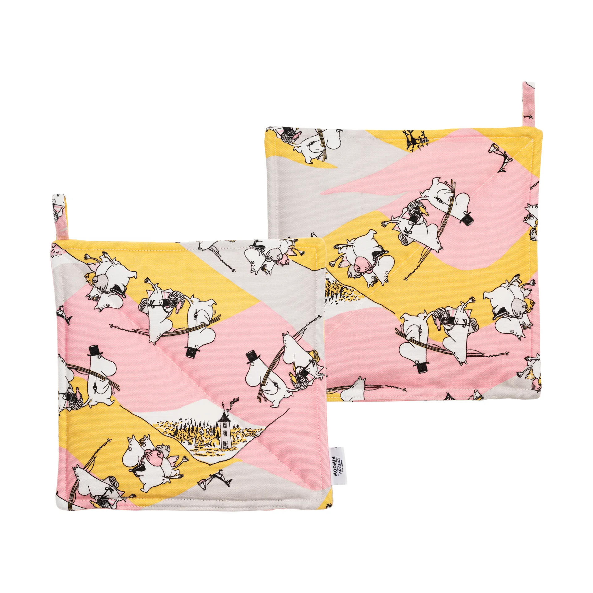 Family time Moomin potholder 2-pack, 22x22 cm arabia moomin,moomin arabia