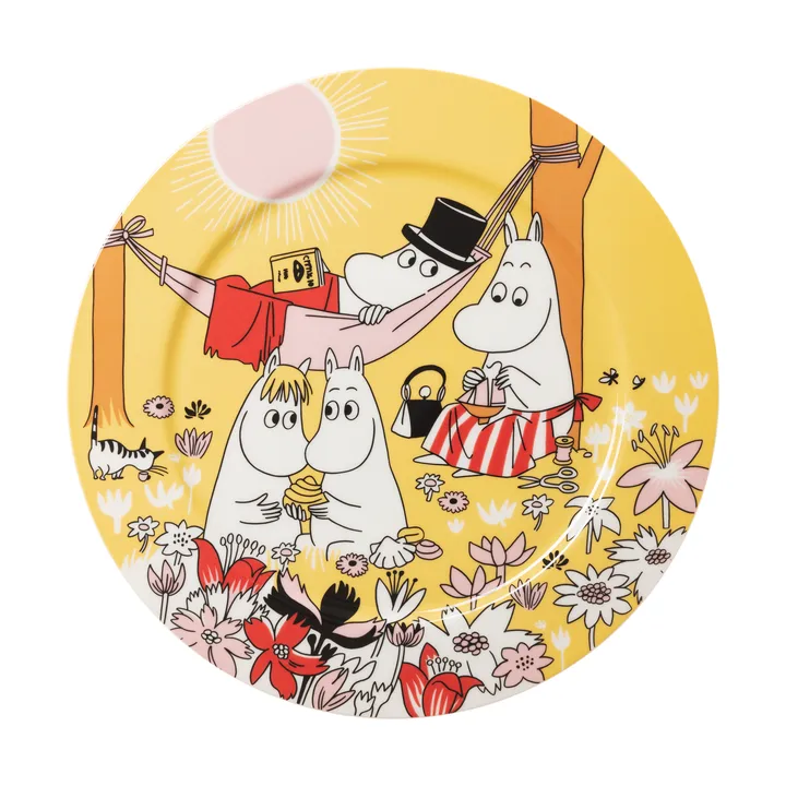 Family time Moomin serving dish - Yellow, 30 cm - Moomin Arabia