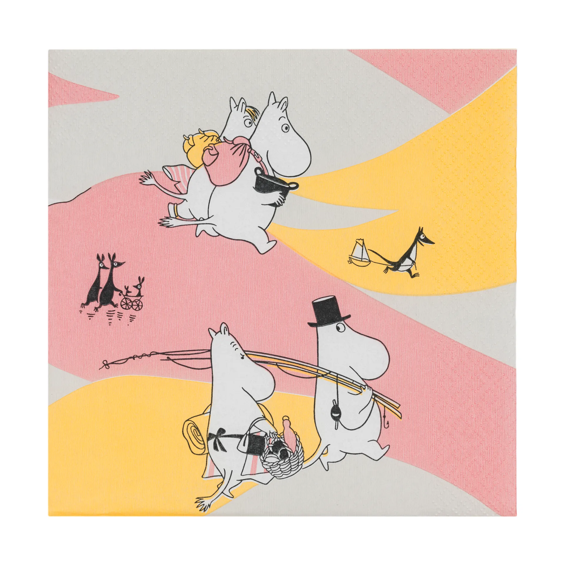 Family time paper napkin 33x33 cm 20-pack, Multi arabia moomin,moomin arabia