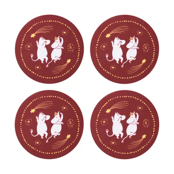 Festive Moments Moomin coaster set of 4 - Ø9 cm - Moomin Arabia