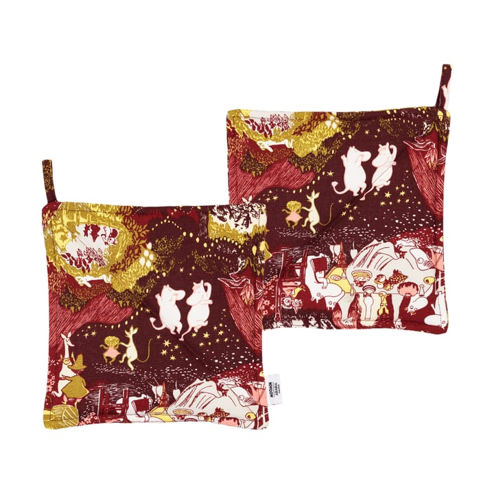 Festive Moments Moomin pot holders 2-pack - 22x22 cm - Moomin Arabia
