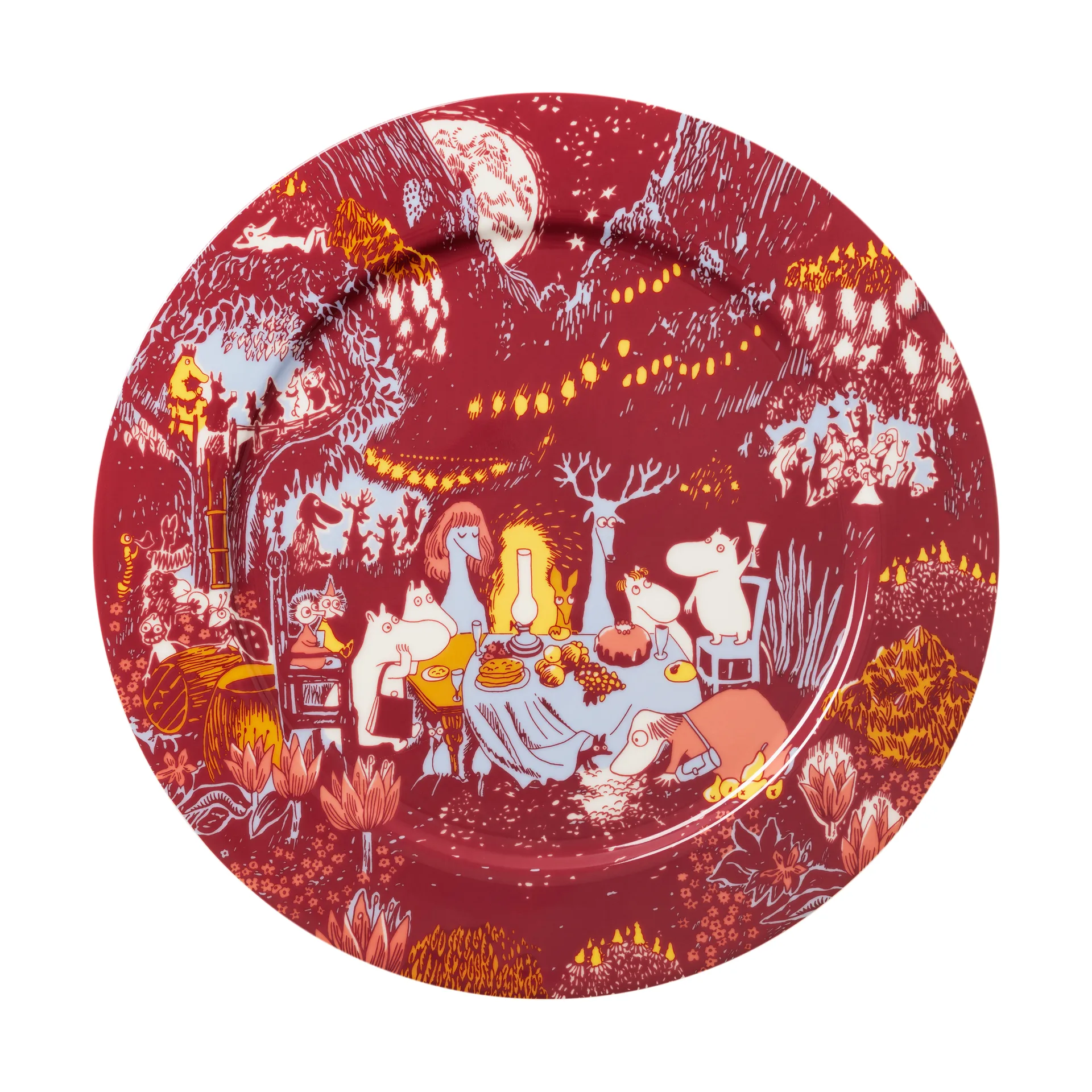 Festive Moments Moomin serving platter, Ø30 cm Moomin Arabia