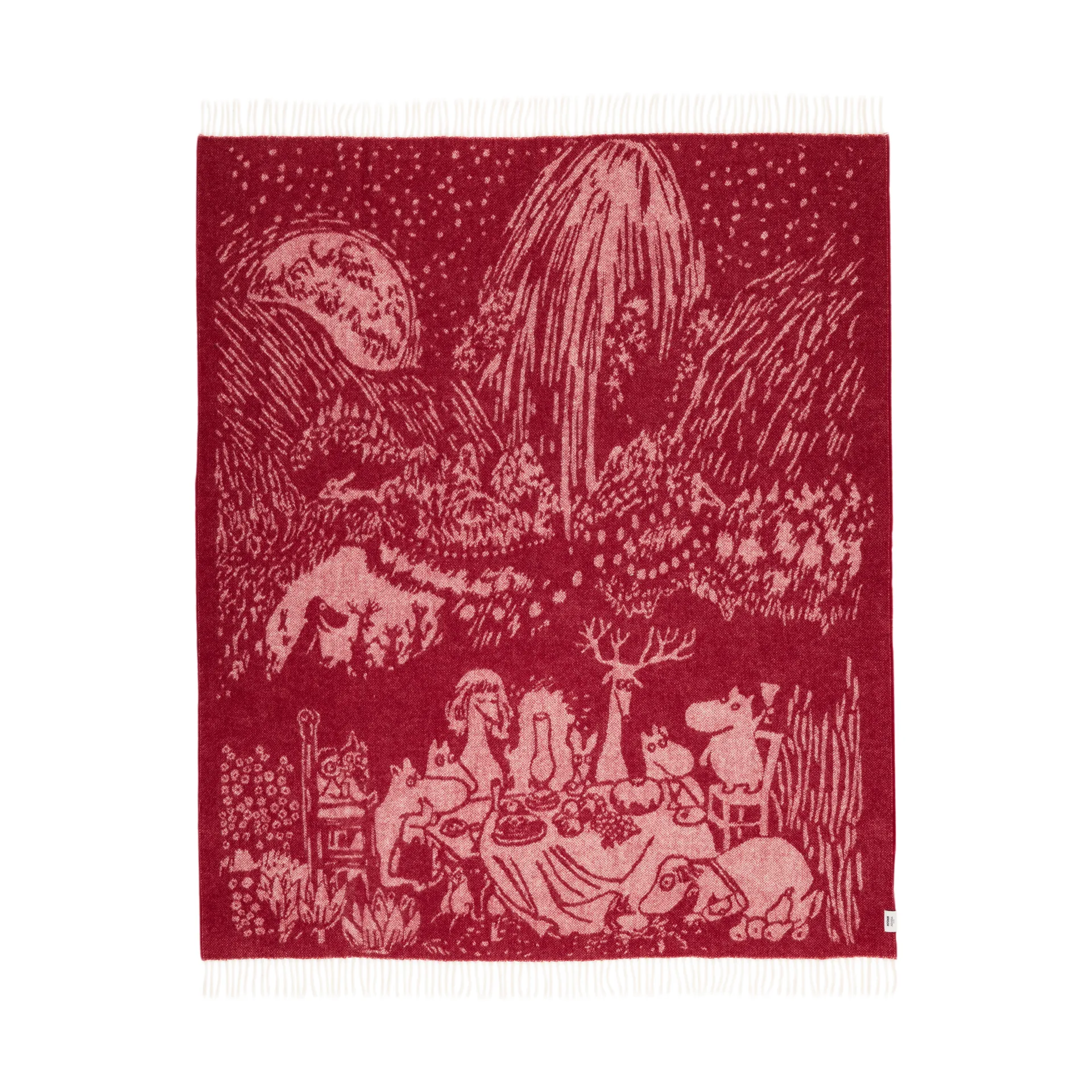 Festive Moments Moomin Wool Throw, 130x170 cm Moomin Arabia