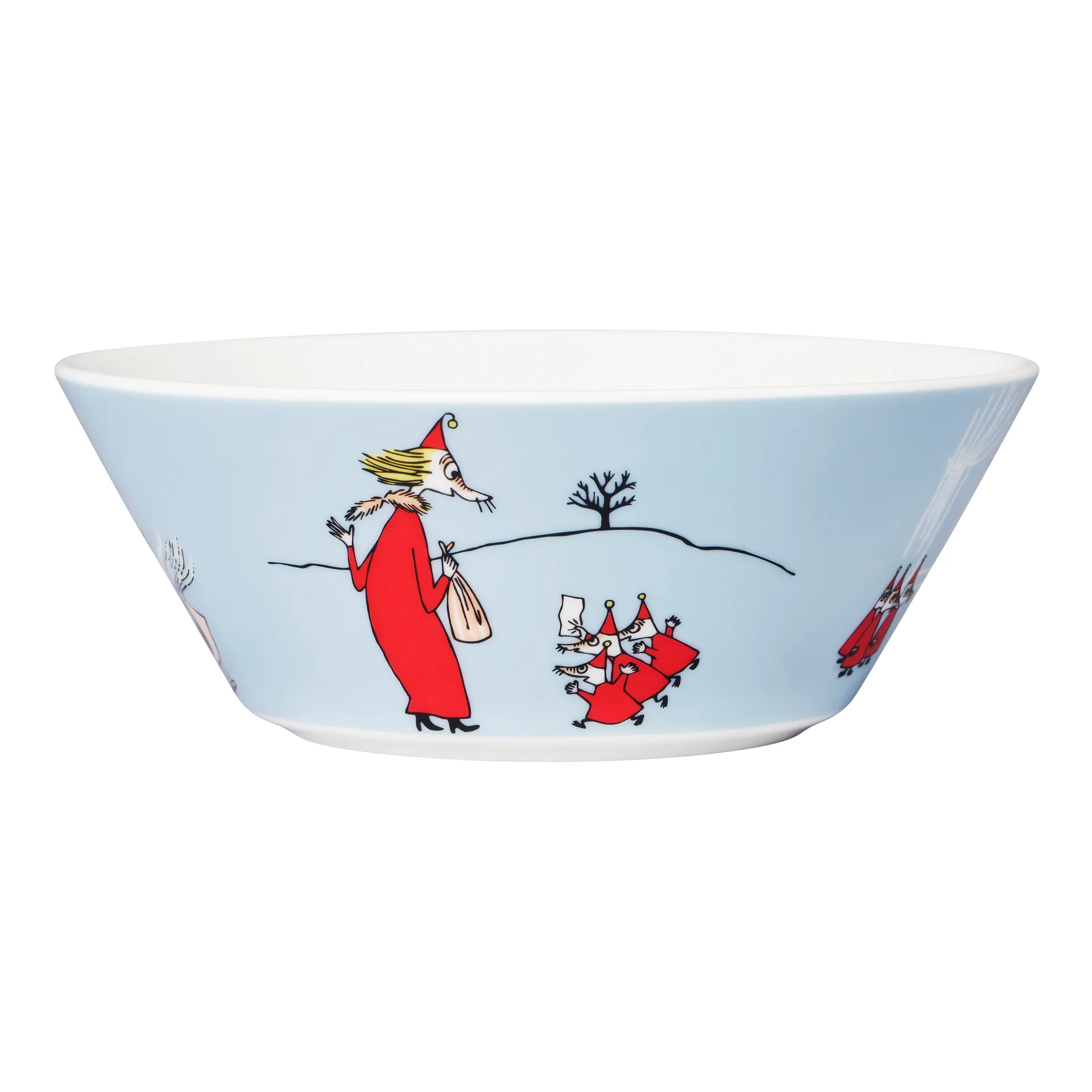 Fillyjonk Moomin bowl, grey arabia moomin,moomin arabia