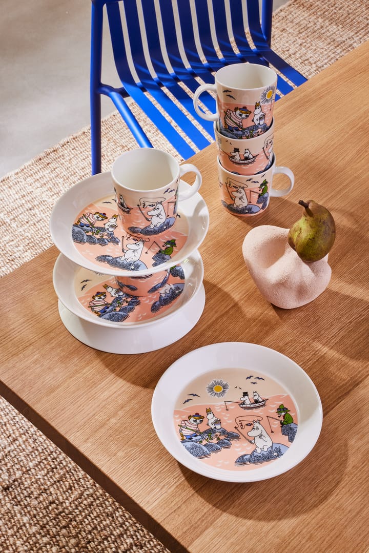 Fishing Moomin plate 2022, 19 cm Moomin Arabia