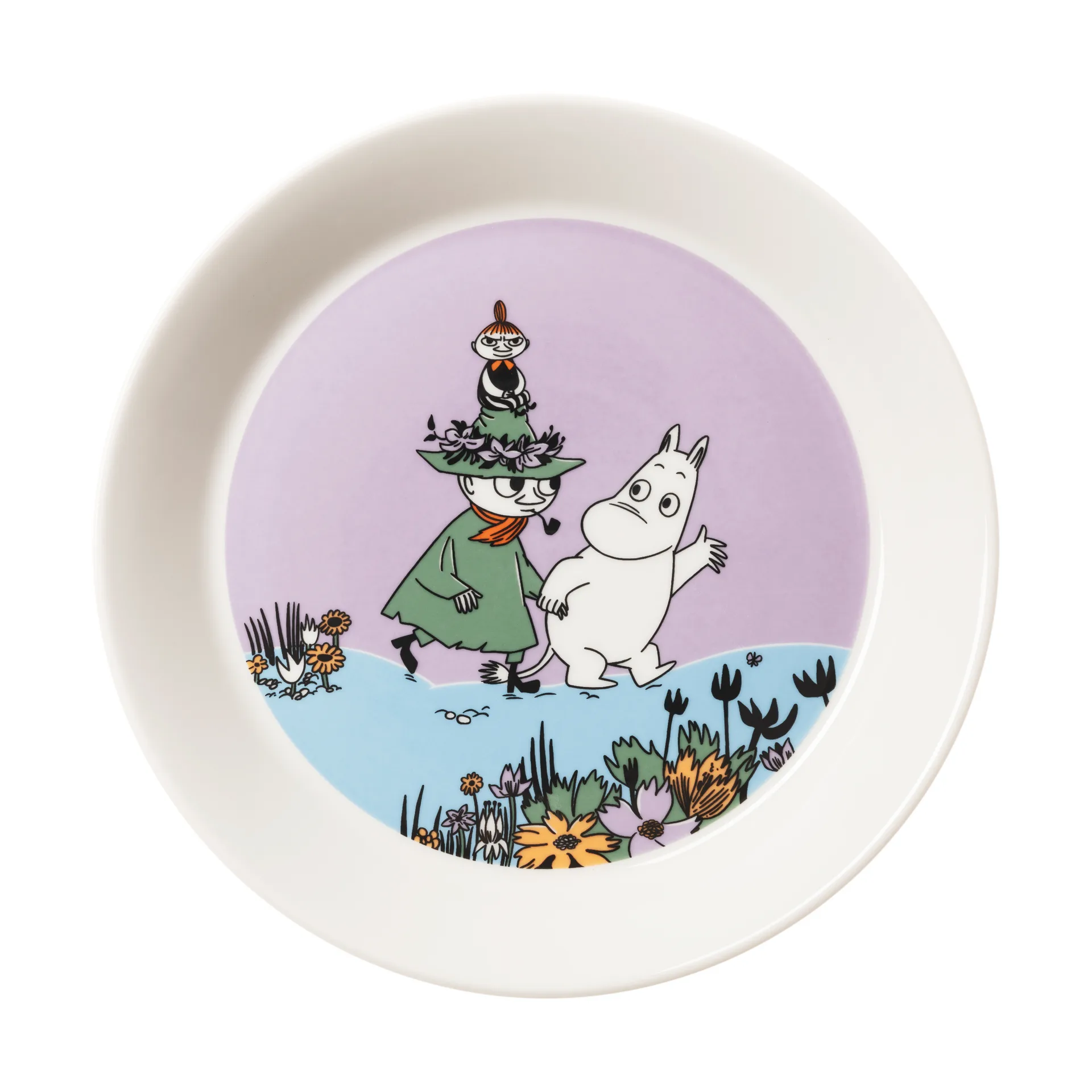 Friends forever Moomin plate, Ø19.5 cm arabia moomin,moomin arabia