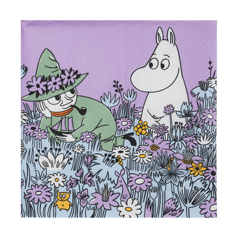 Moomin Arabia Friends forever paper napkin 33x33 cm 20-pack Multi
