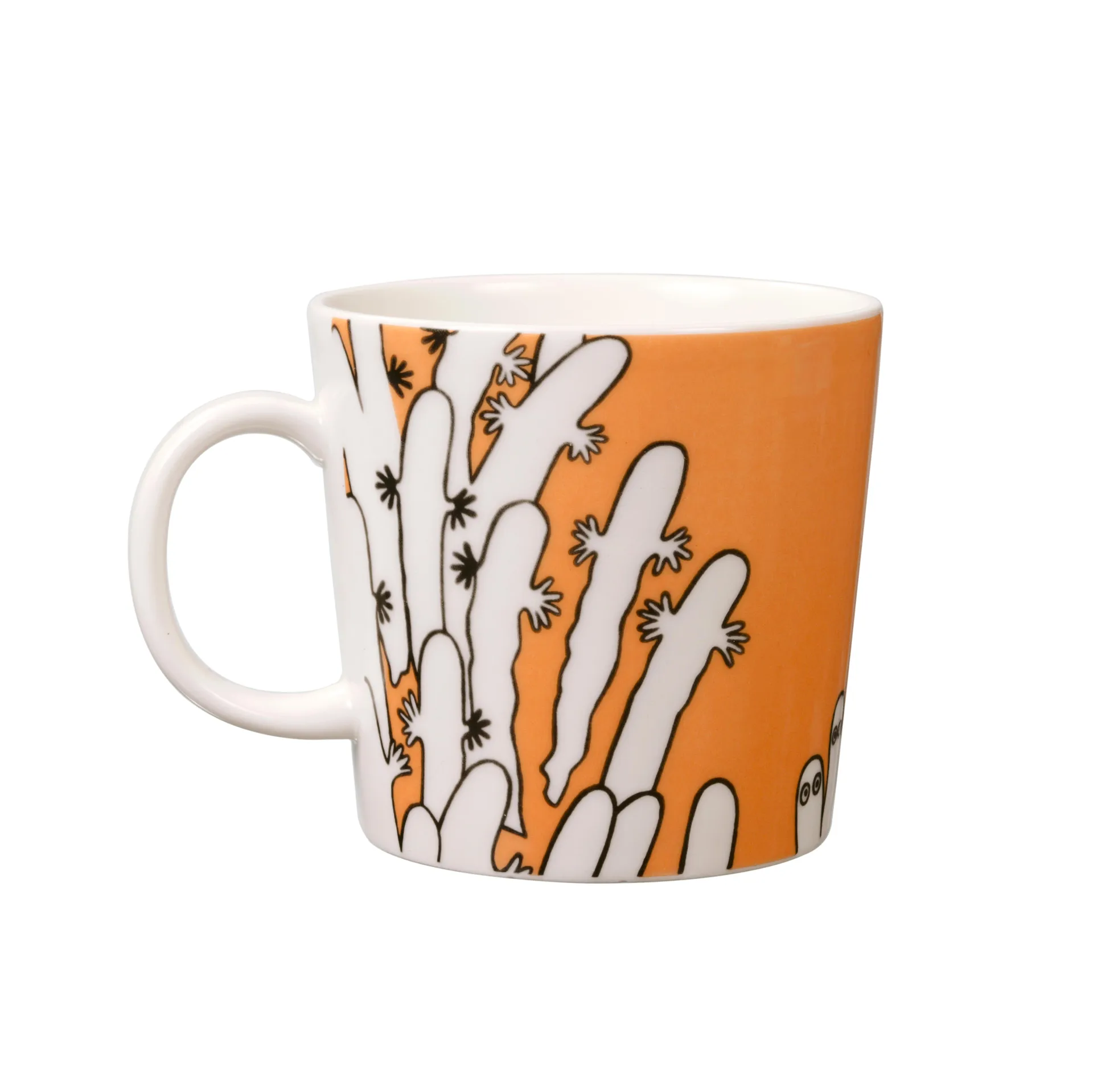 Hattifattener Moomin mug, orange arabia moomin,moomin arabia