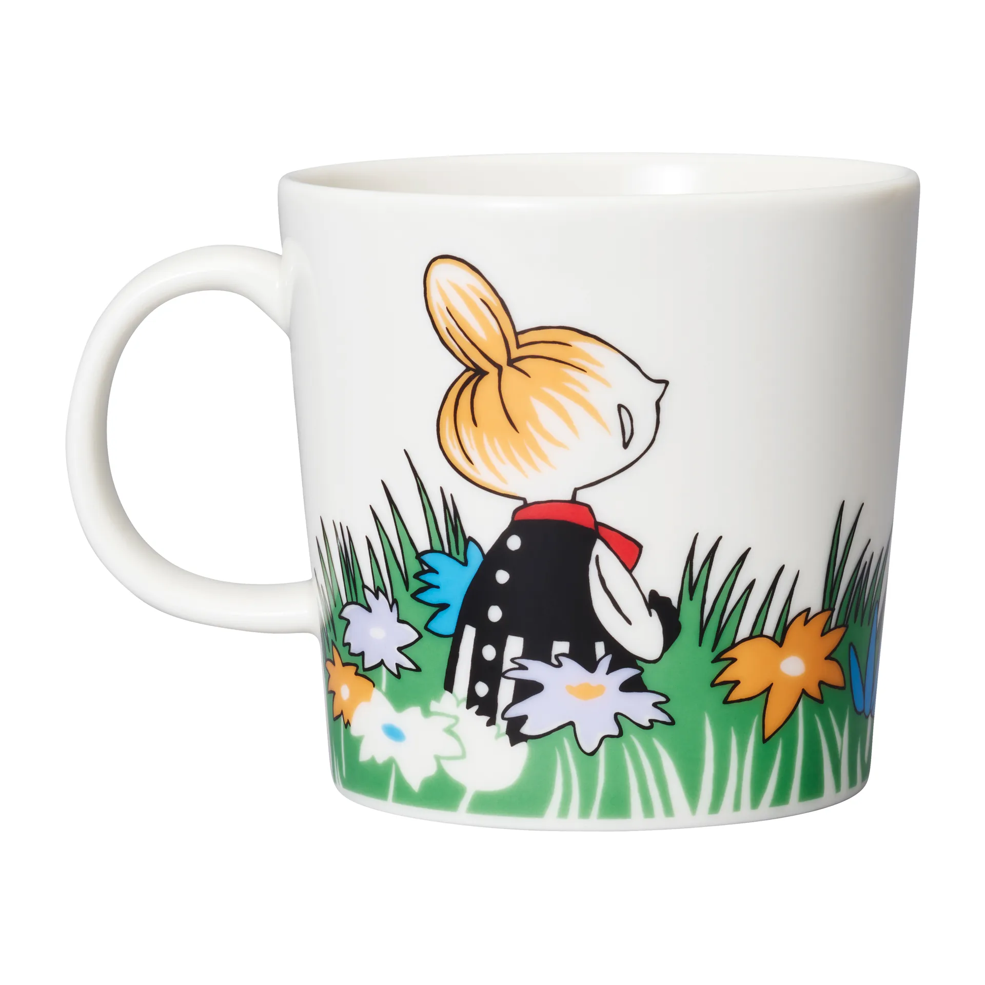 Little My and meadow Moomin mug, White-multi arabia moomin,moomin arabia
