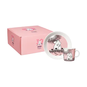 Love 30 Years Moomin Mug & Plate - 2 pieces - Moomin Arabia