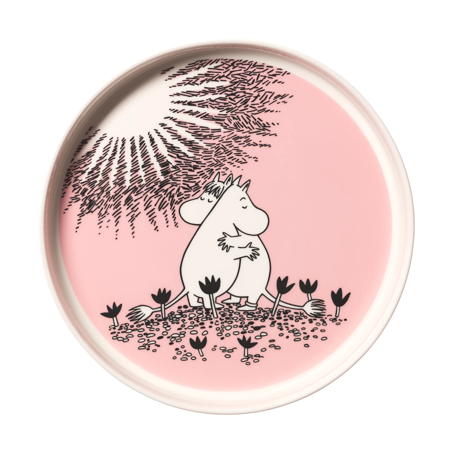 Love 30 years Moomin pie dish, Ø28 cm Moomin Arabia