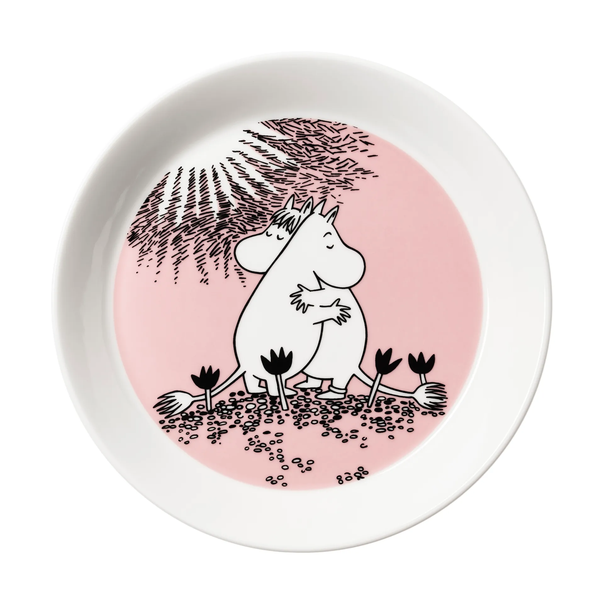 Love 30 Years Moomin Plate Limited Edition, Ø19 cm Moomin Arabia