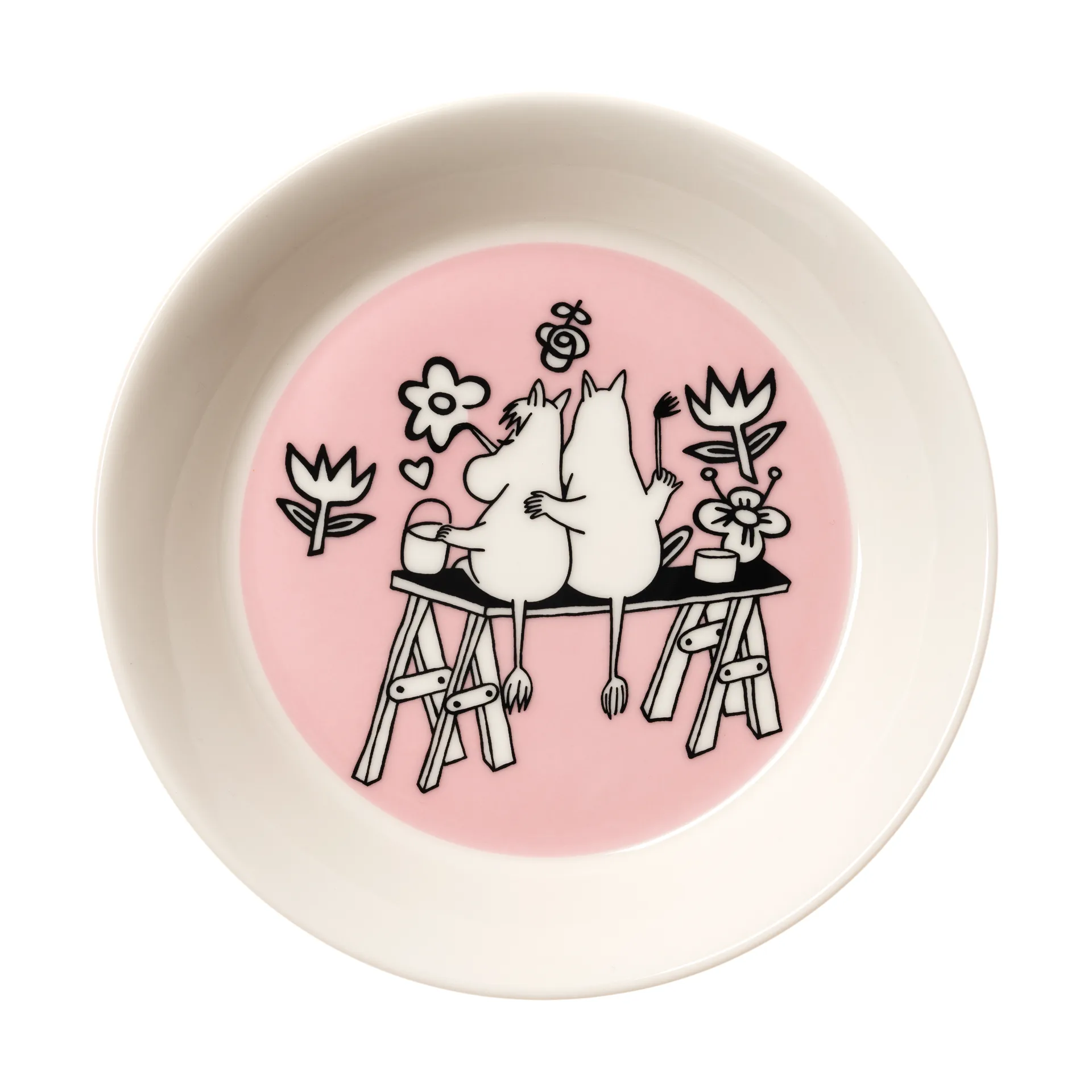 Love 30 Years Moomin Saucer, Ø15 cm Moomin Arabia