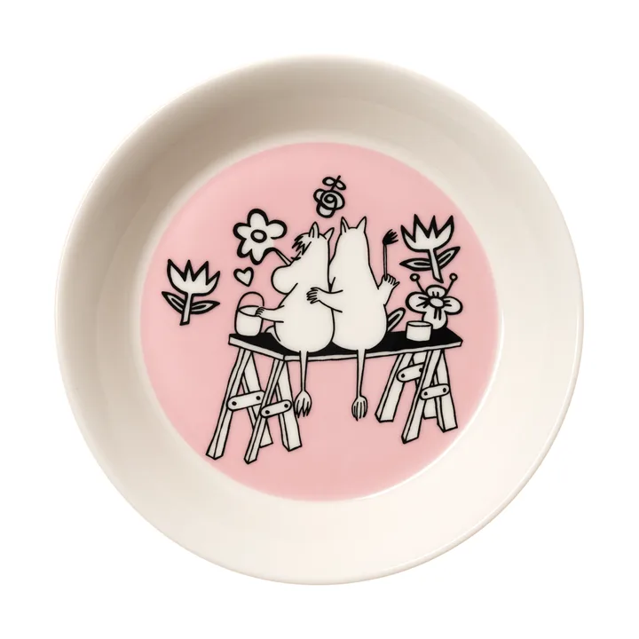 Love 30 Years Moomin Saucer Limited Edition - Ø15 cm - Moomin Arabia