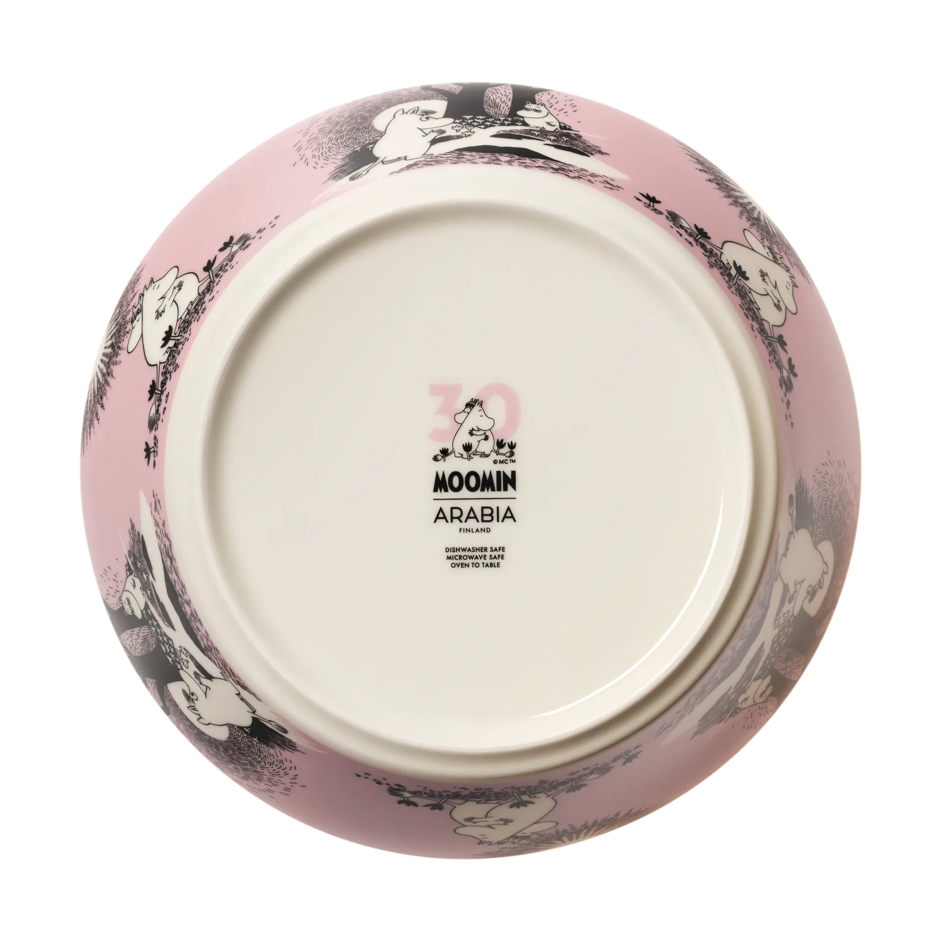 Love 30 Years Moomin serving bowl Limited Edition, Ø23 cm Moomin Arabia