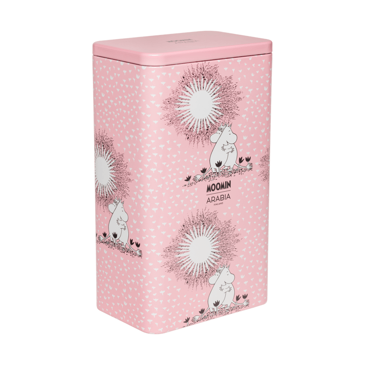 Love Moomin coffee tin 11.2x7.8x19.2 cm - Pink - Moomin Arabia