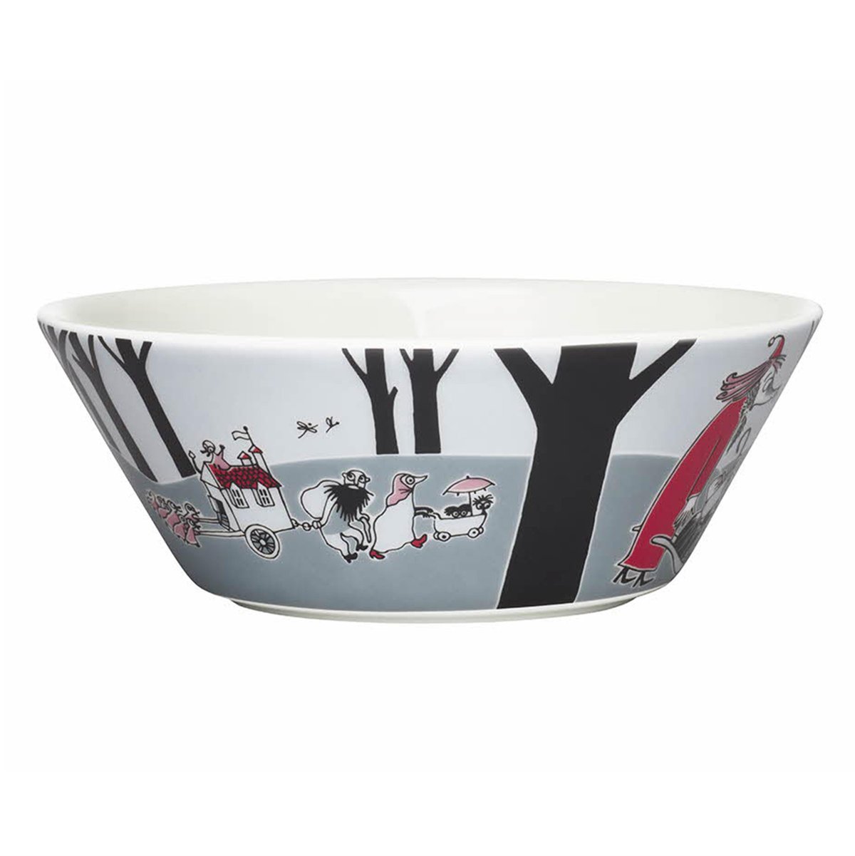 Moomin Arabia Moomin Adventure The Move bowl grey | Scandinavian Design | Breakfast bowls | Grey