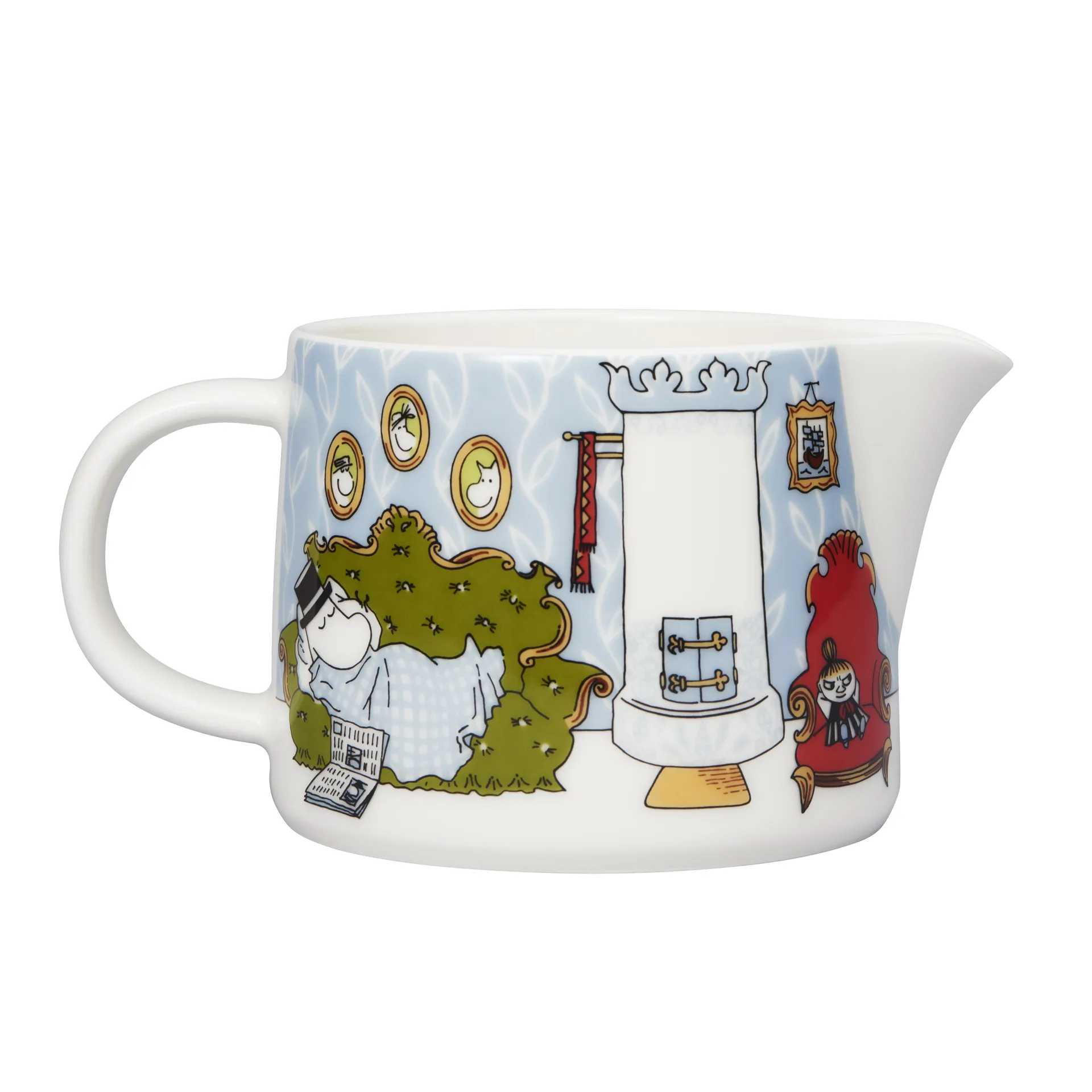 Moomin afternoon in the lounge jug, 0,35 l arabia moomin,moomin arabia