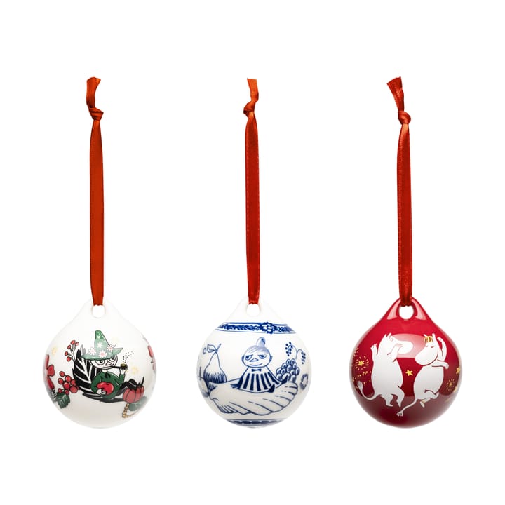 Moomin annual ball Ø5 cm 3 pieces - 2025 - Moomin Arabia