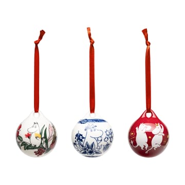 Moomin annual ball Ø5 cm 3 pieces - 2025 - arabia moomin,moomin arabia