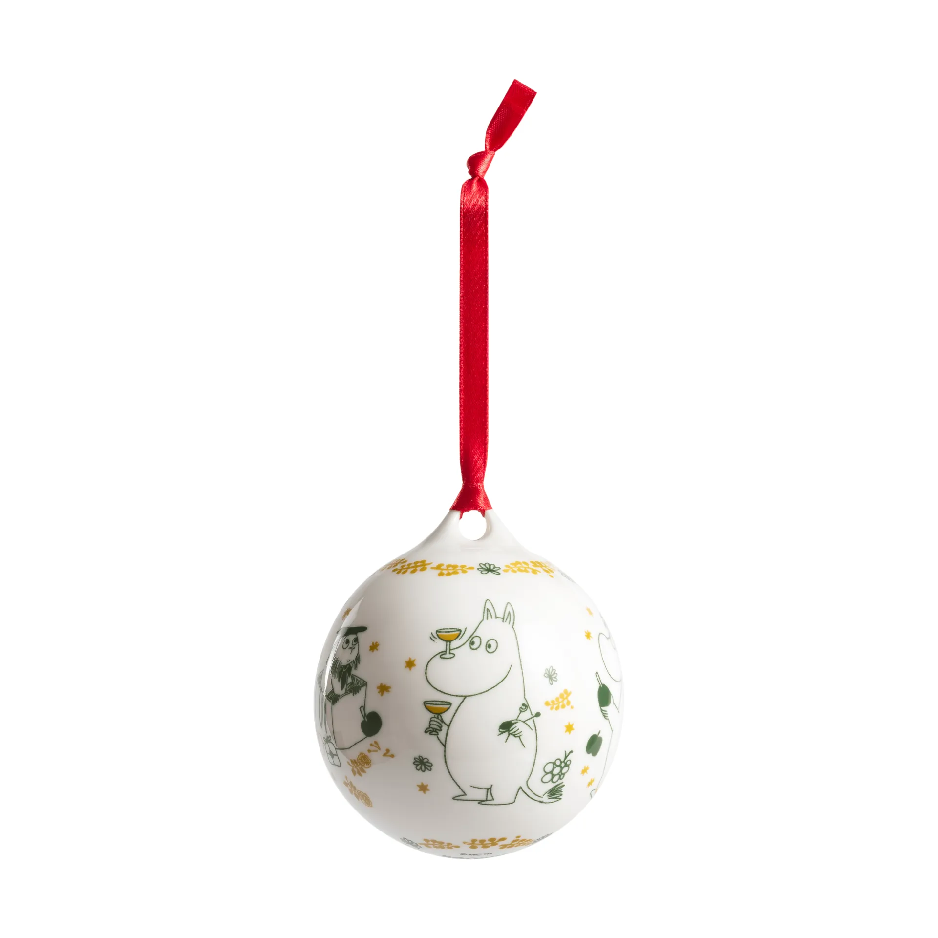 Moomin annual ball Ø8 cm, 2026, Love gift Moomin Arabia
