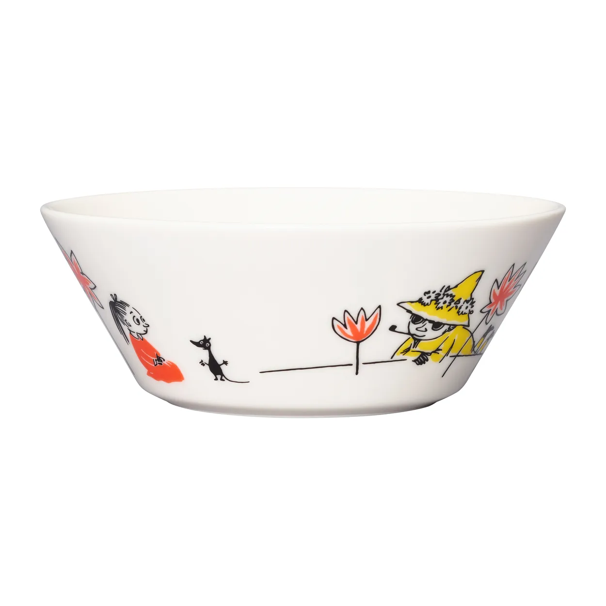 Moomin Arabia x Red Cross Moomin bowl ABC Snufkin o15 cm