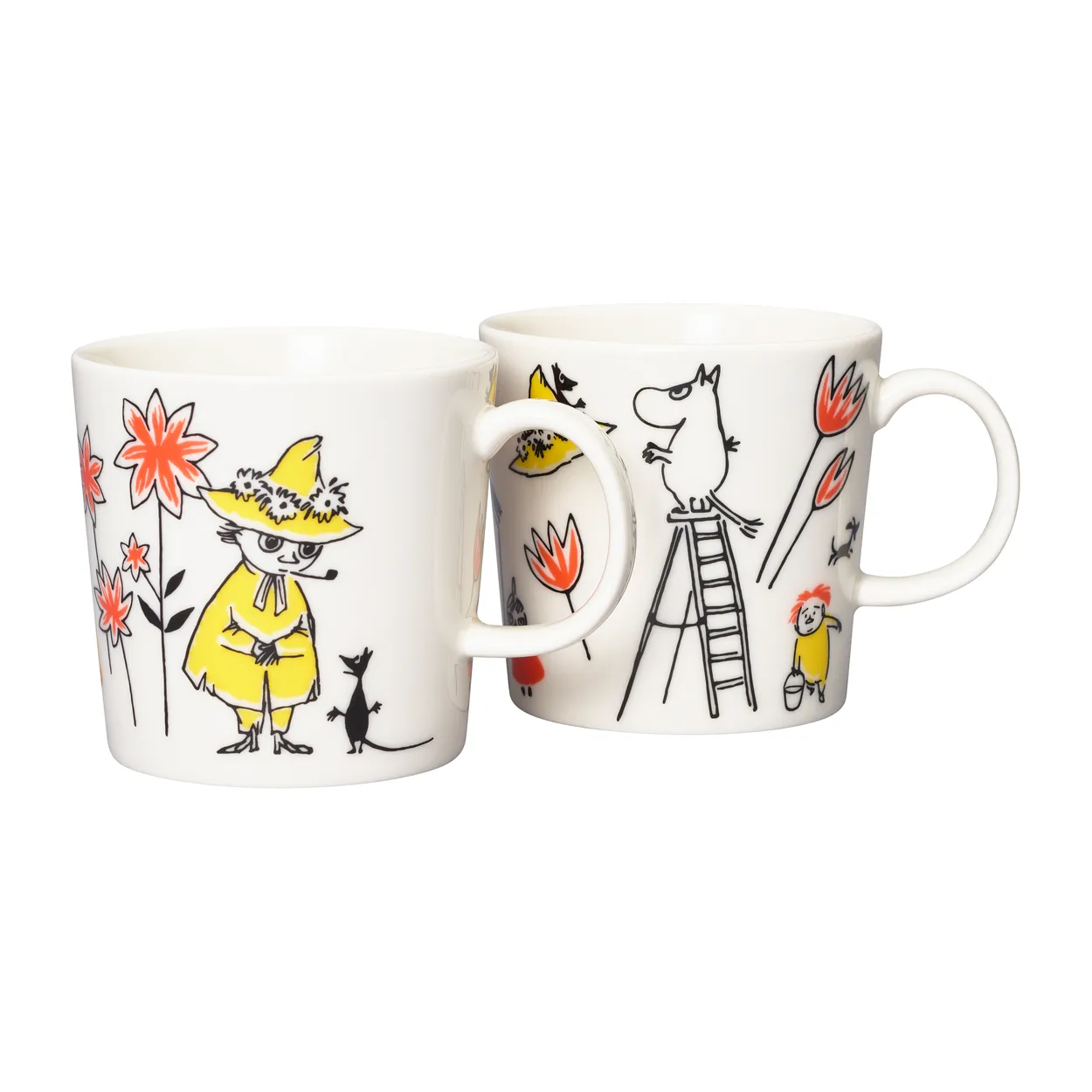 Moomin Arabia x Red Cross Moomin mug ABC Mix 2-pack 30 cl