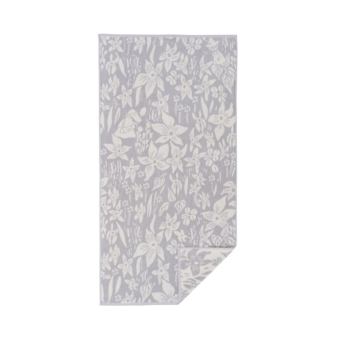 Moomin Arabia Moomin bath towel 70x140 cm Lily - grey
