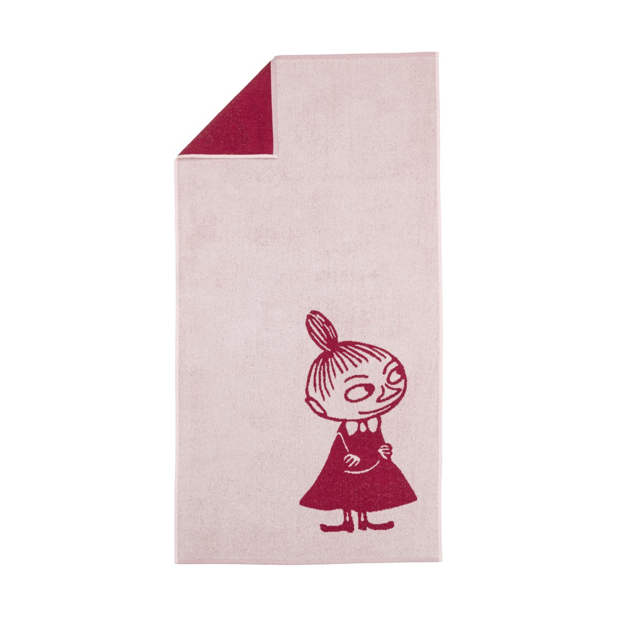 Moomin Arabia Moomin bath towel 70x140 cm Little My pink