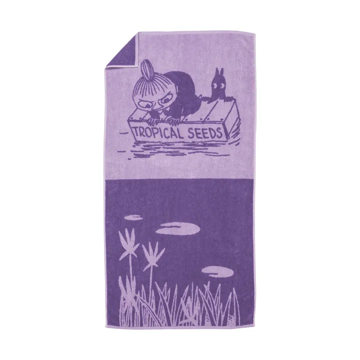 Moomin bath towel 70x140 cm - Little My purple - Moomin Arabia