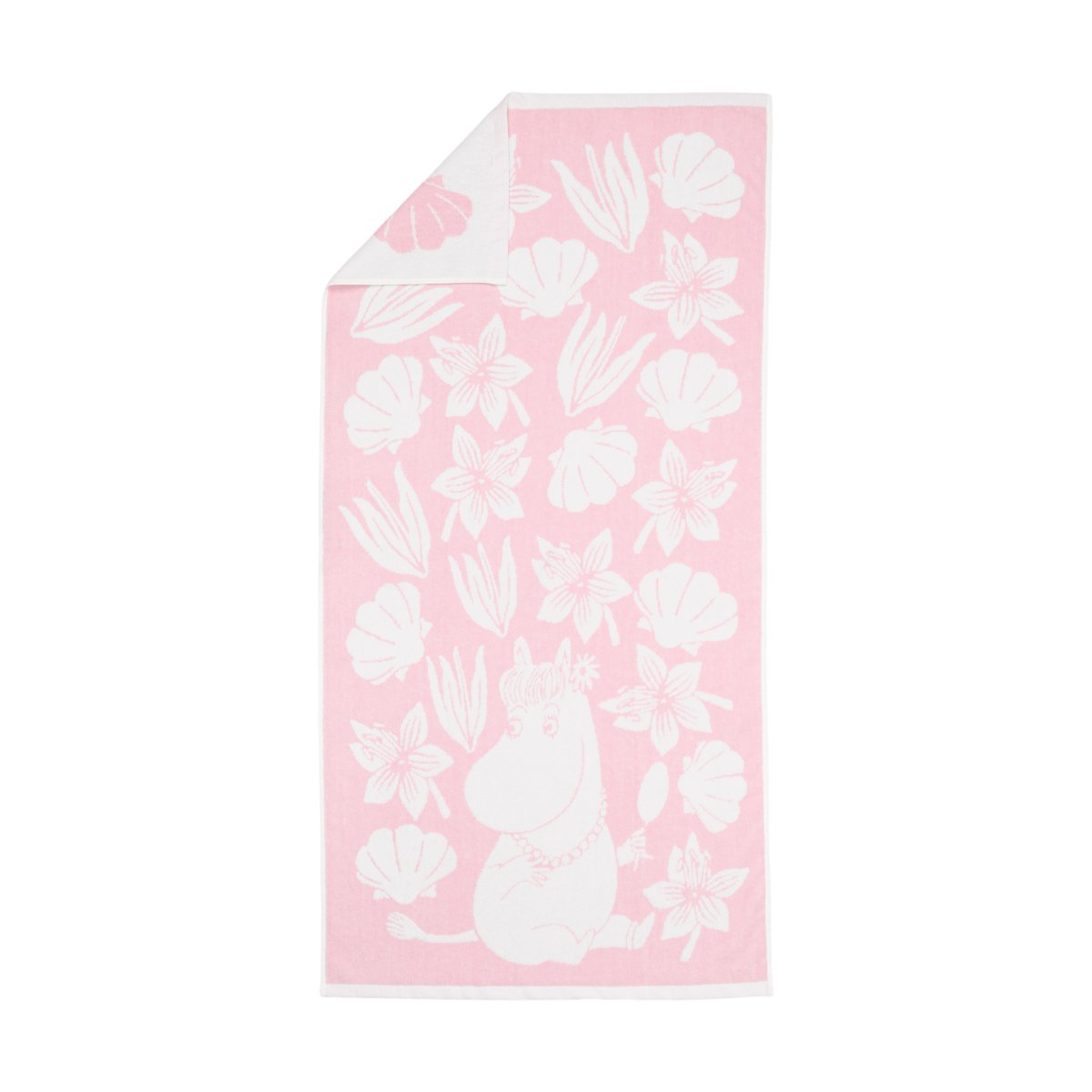 Moomin Arabia Moomin bath towel 70x140 cm Pink Seashell