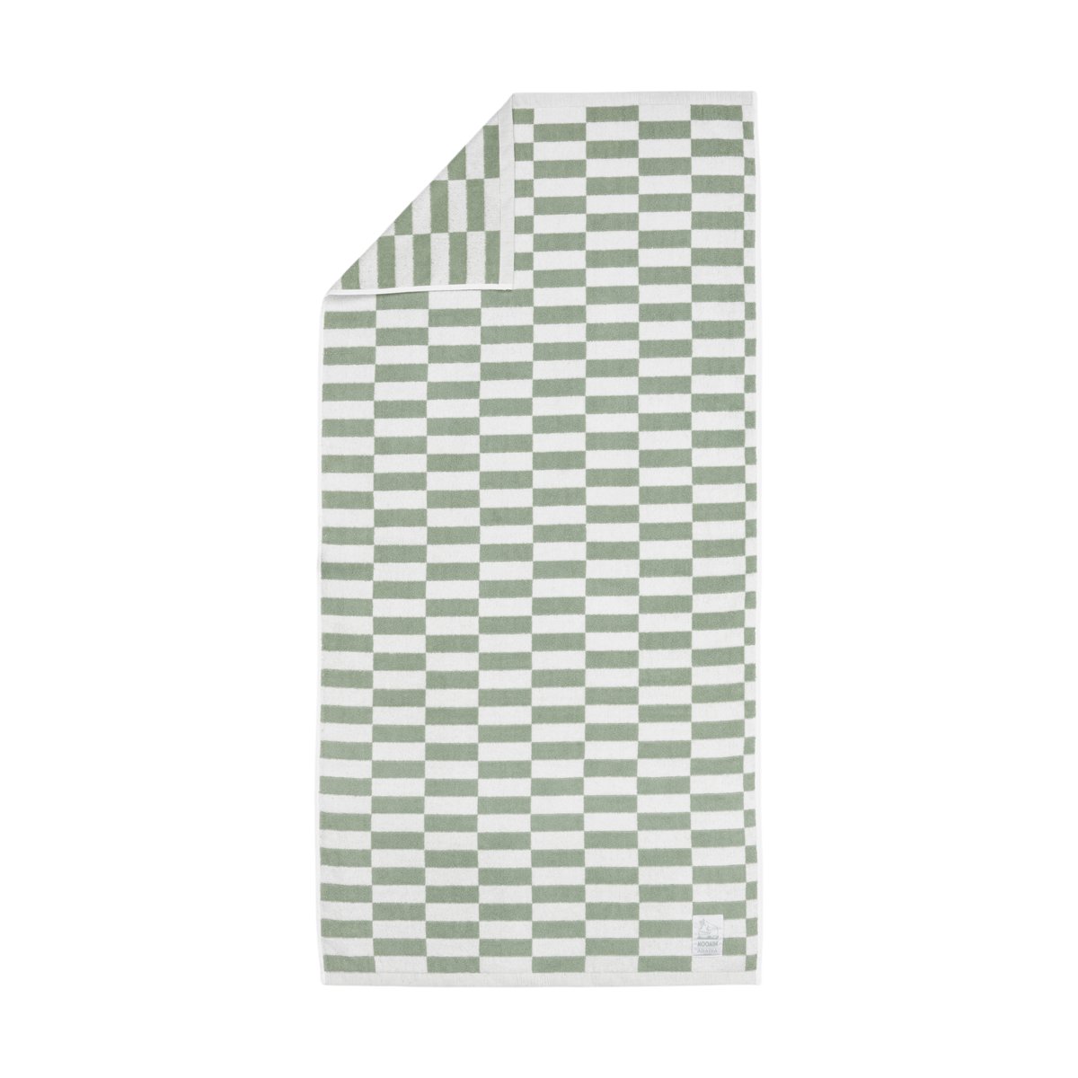 Moomin Arabia Moomin bath towel 70x140 cm Squares green