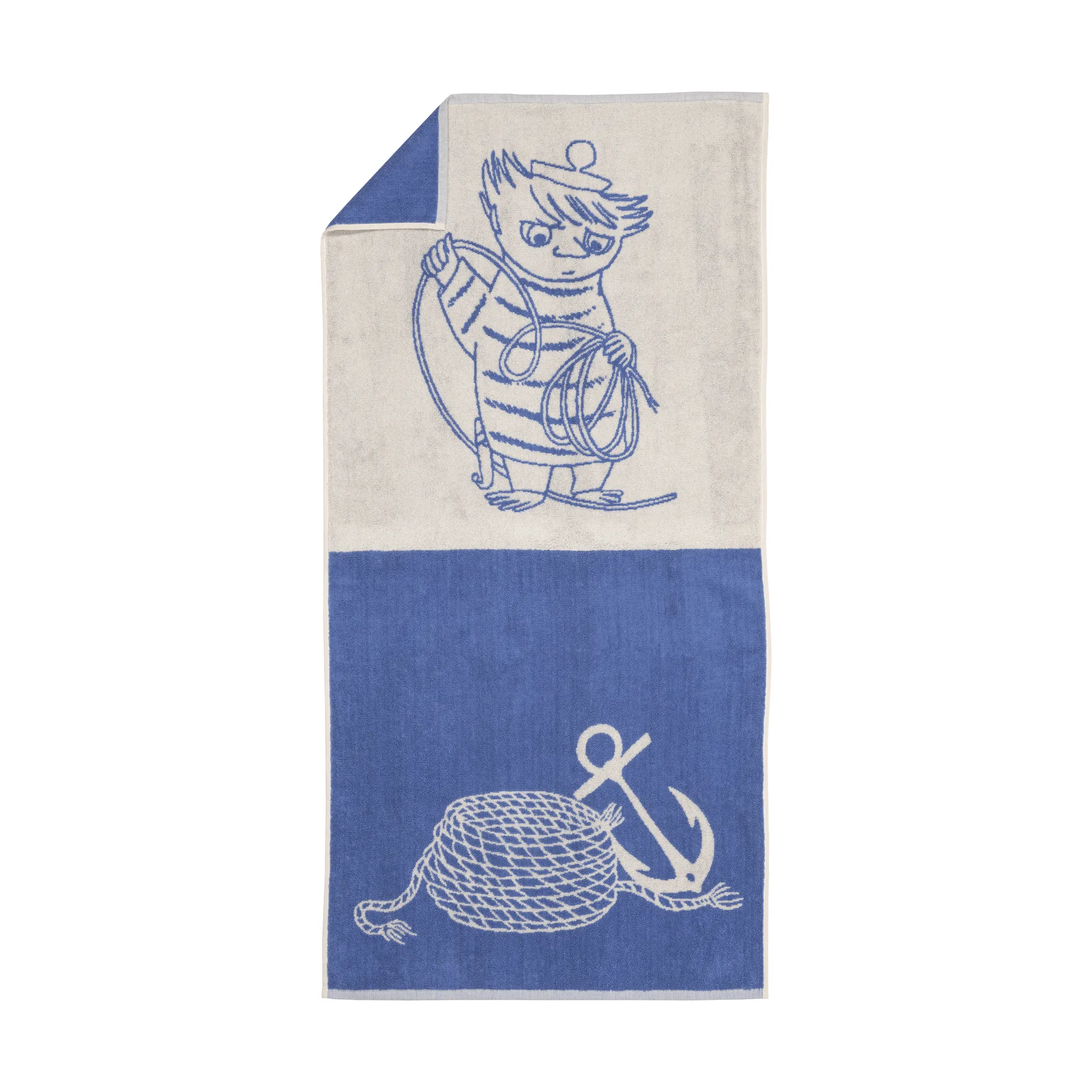 Moomin bath towel 70x140 cm, Too-ticky, blue Moomin Arabia