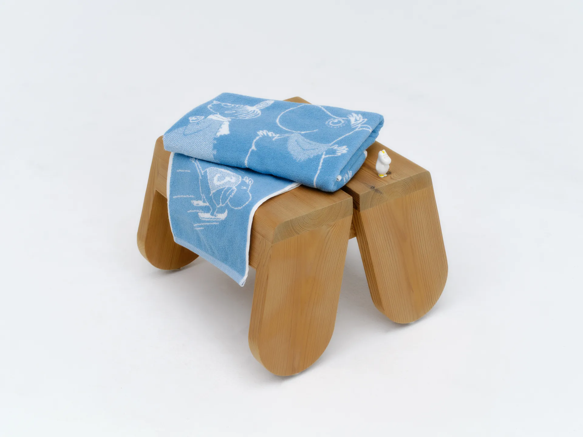 Moomin bath towel Ski jumping, 70x140 cm arabia moomin,moomin arabia