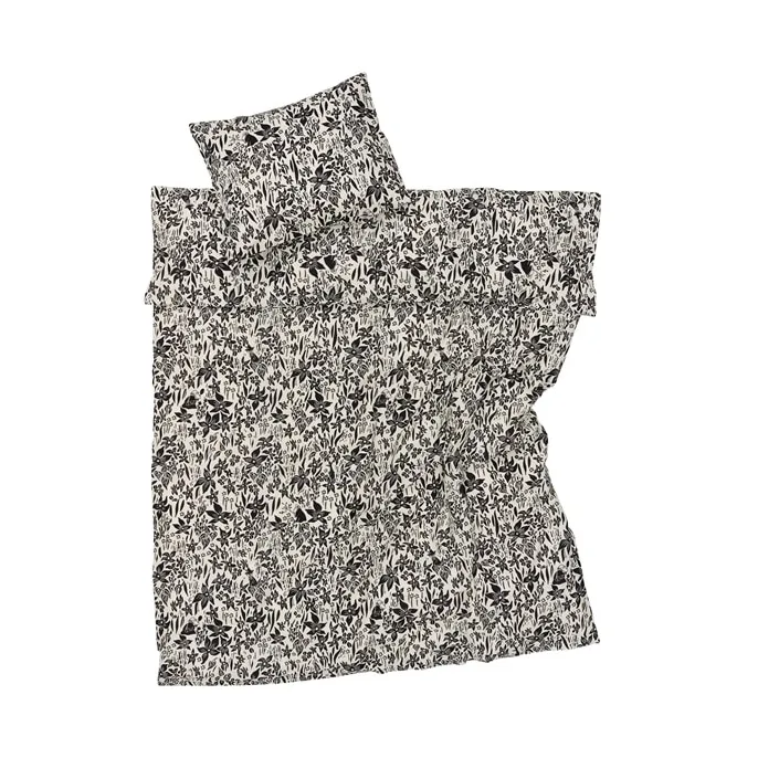 Moomin bed set 150x210 cm, Lily black and white Moomin Arabia