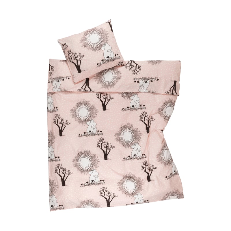 Moomin Arabia Moomin bed set 150x210 cm Love pink