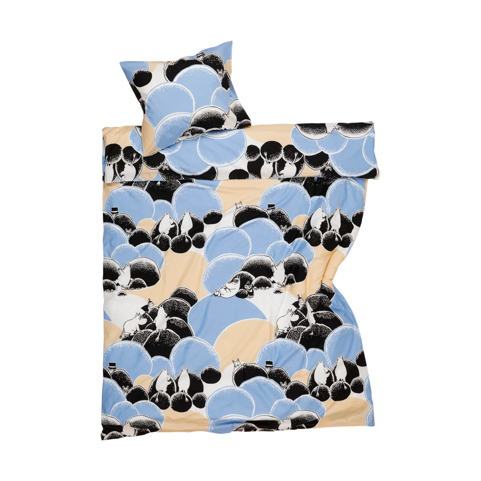 Moomin bed set 150x210 cm, Pebbles Moomin Arabia