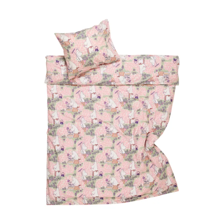 Moomin bed set 150x210 cm - Rose Garden - Moomin Arabia