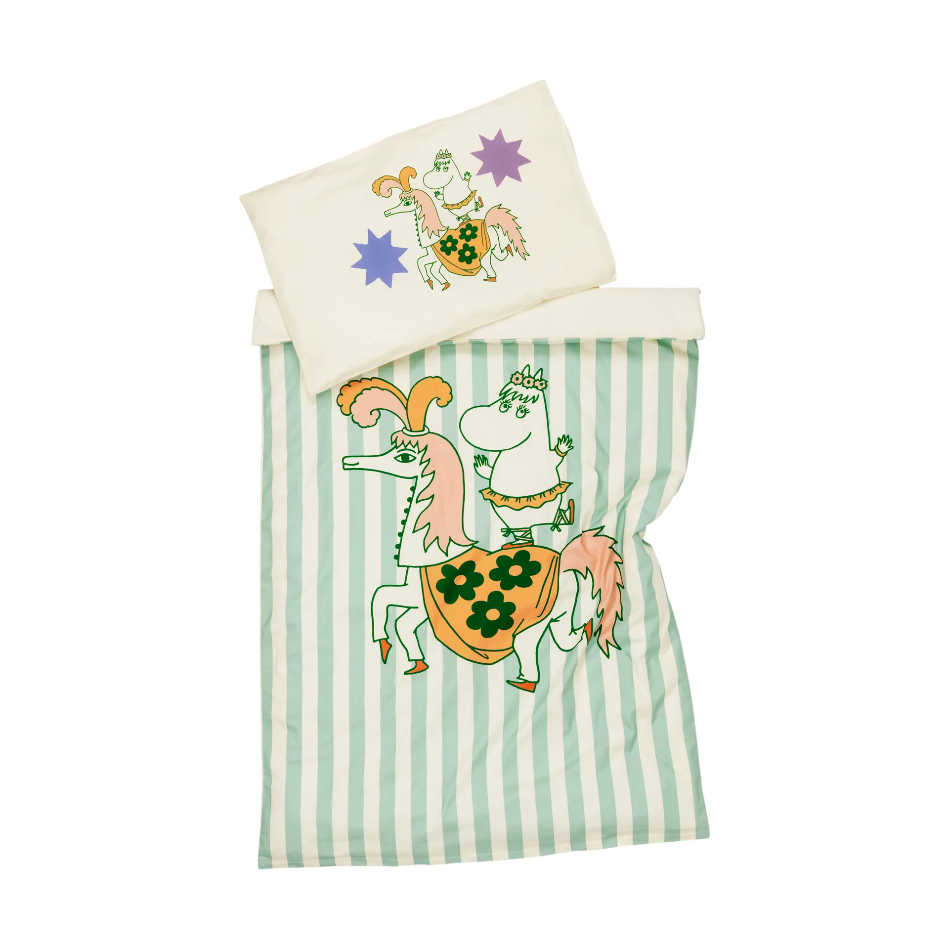 Moomin bed set 85x125 cm, Circus stripes arabia moomin,moomin arabia