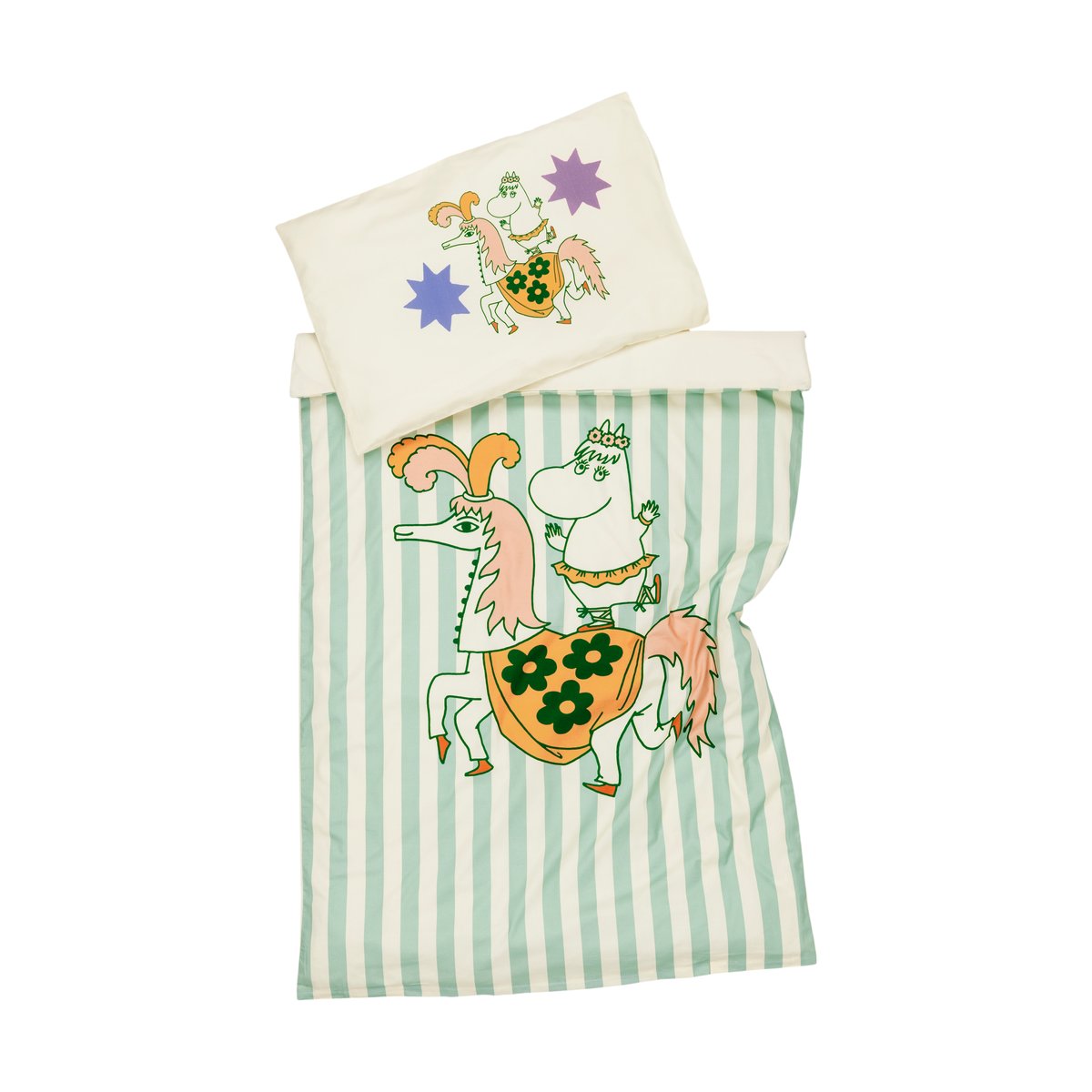 Moomin Arabia Moomin bed set 85x125 cm Circus stripes