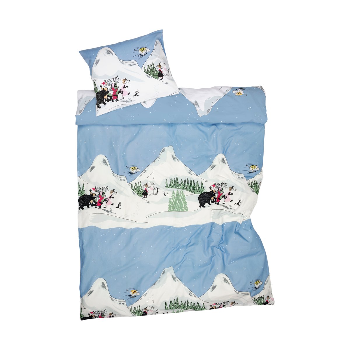 Moomin Arabia Moomin bed set Ski jumping 150x210 cm