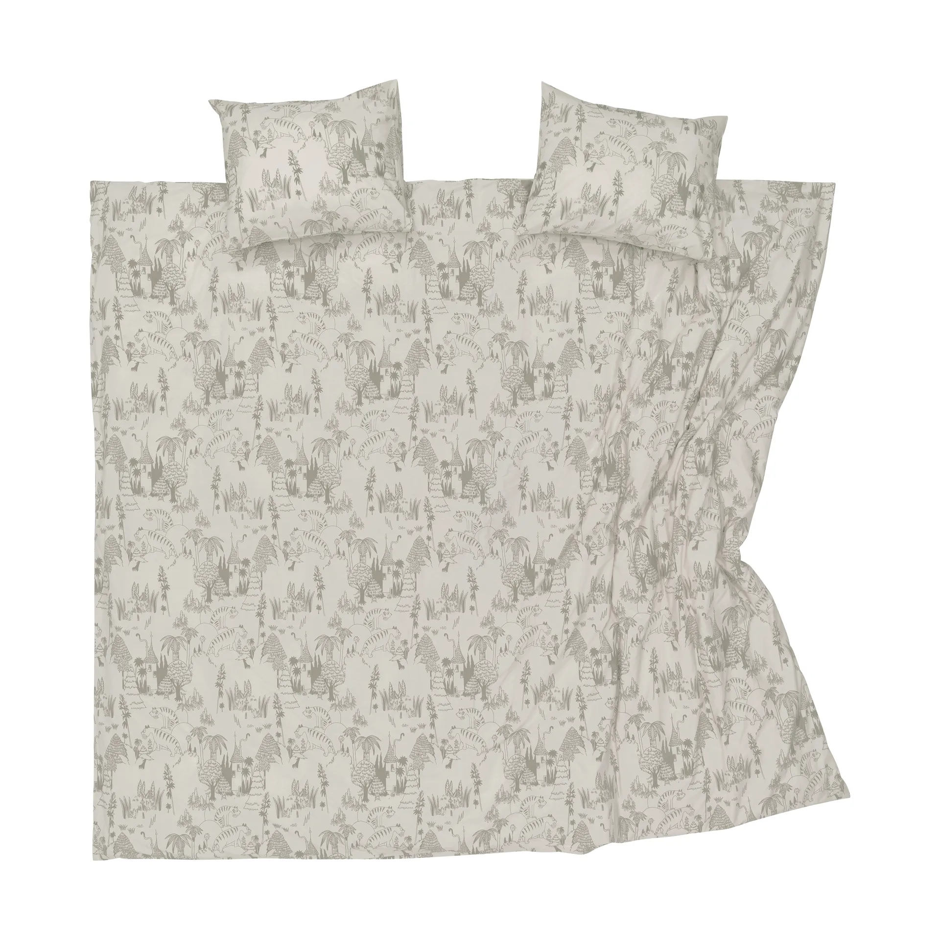 Moomin bedding set 240x210 cm, Garden Party Beige arabia moomin,moomin arabia