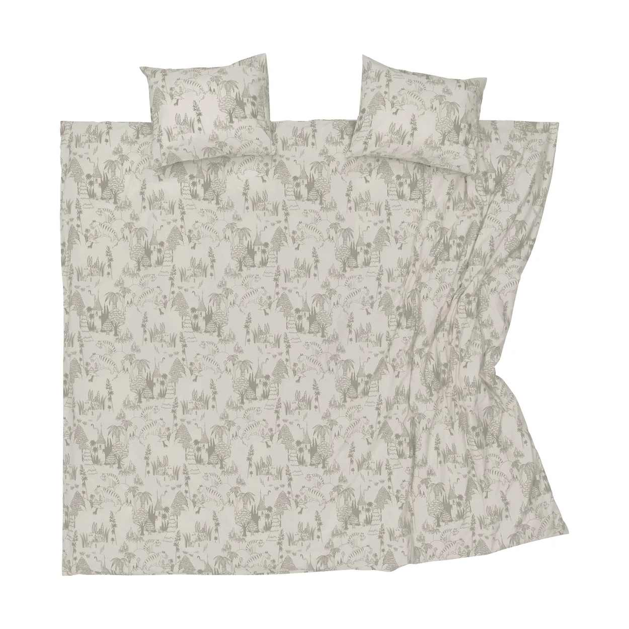 Moomin Arabia Moomin bedding set 240x210 cm Garden Party Beige