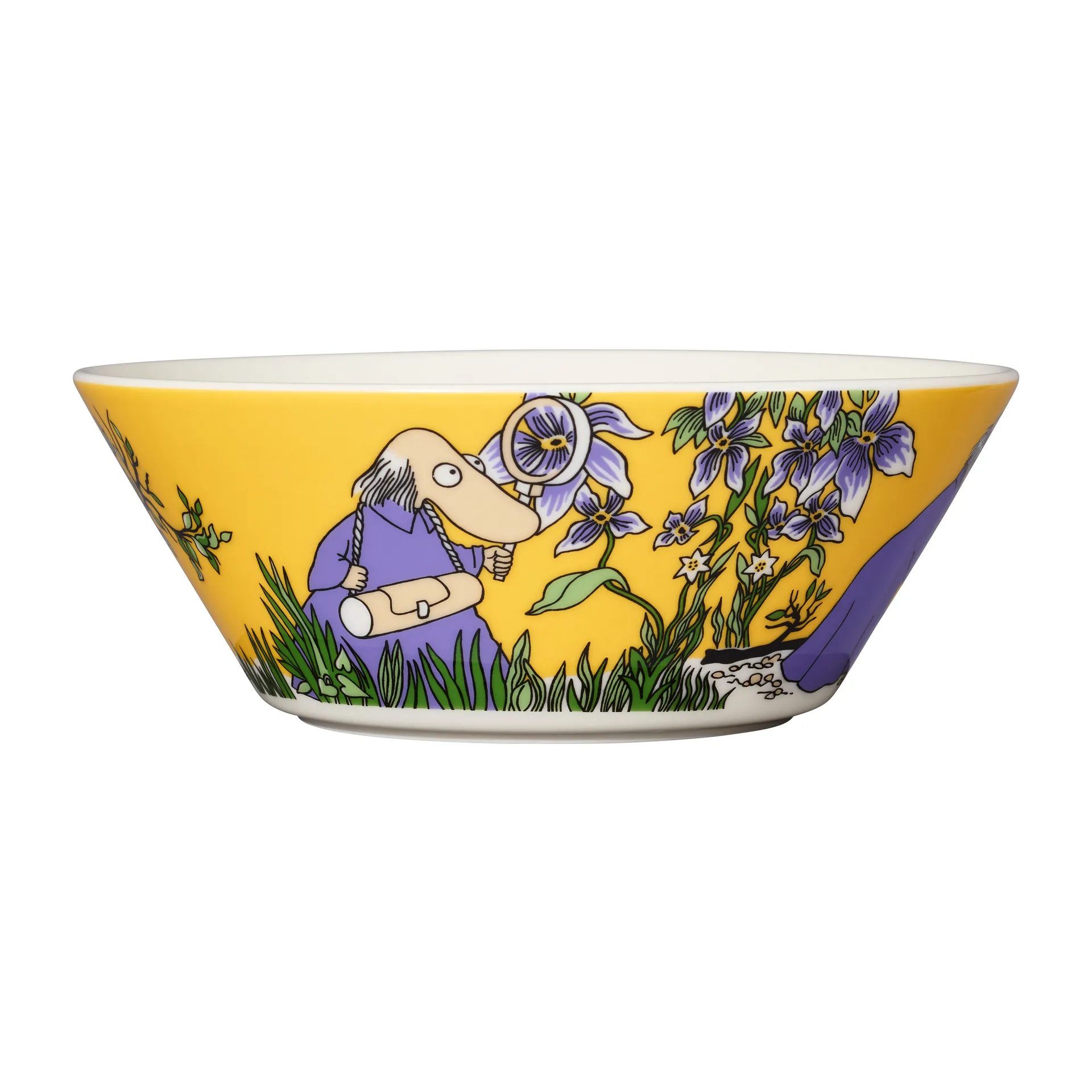 Moomin bowl Ø15 cm Hemulen, Yellow arabia moomin,moomin arabia