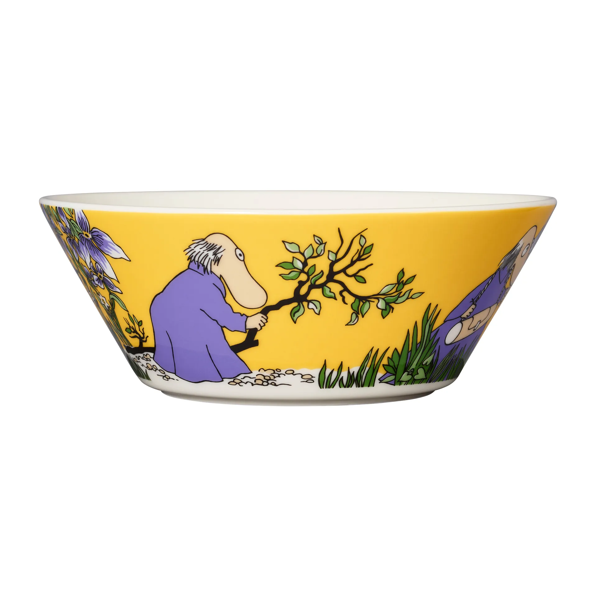 Moomin bowl Ø15 cm Hemulen, Yellow arabia moomin,moomin arabia
