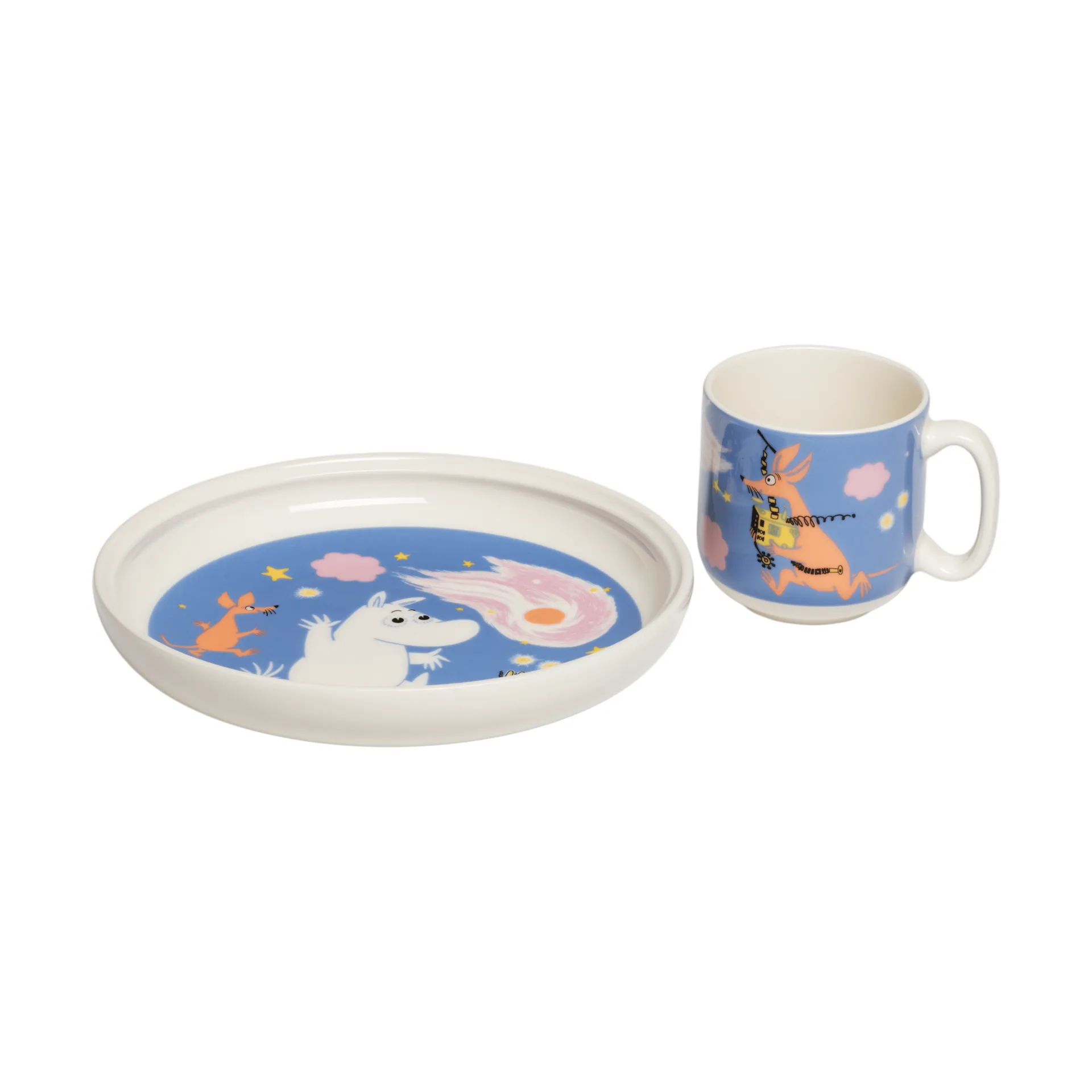 Moomin children's tableware, Space adventure Moomin Arabia