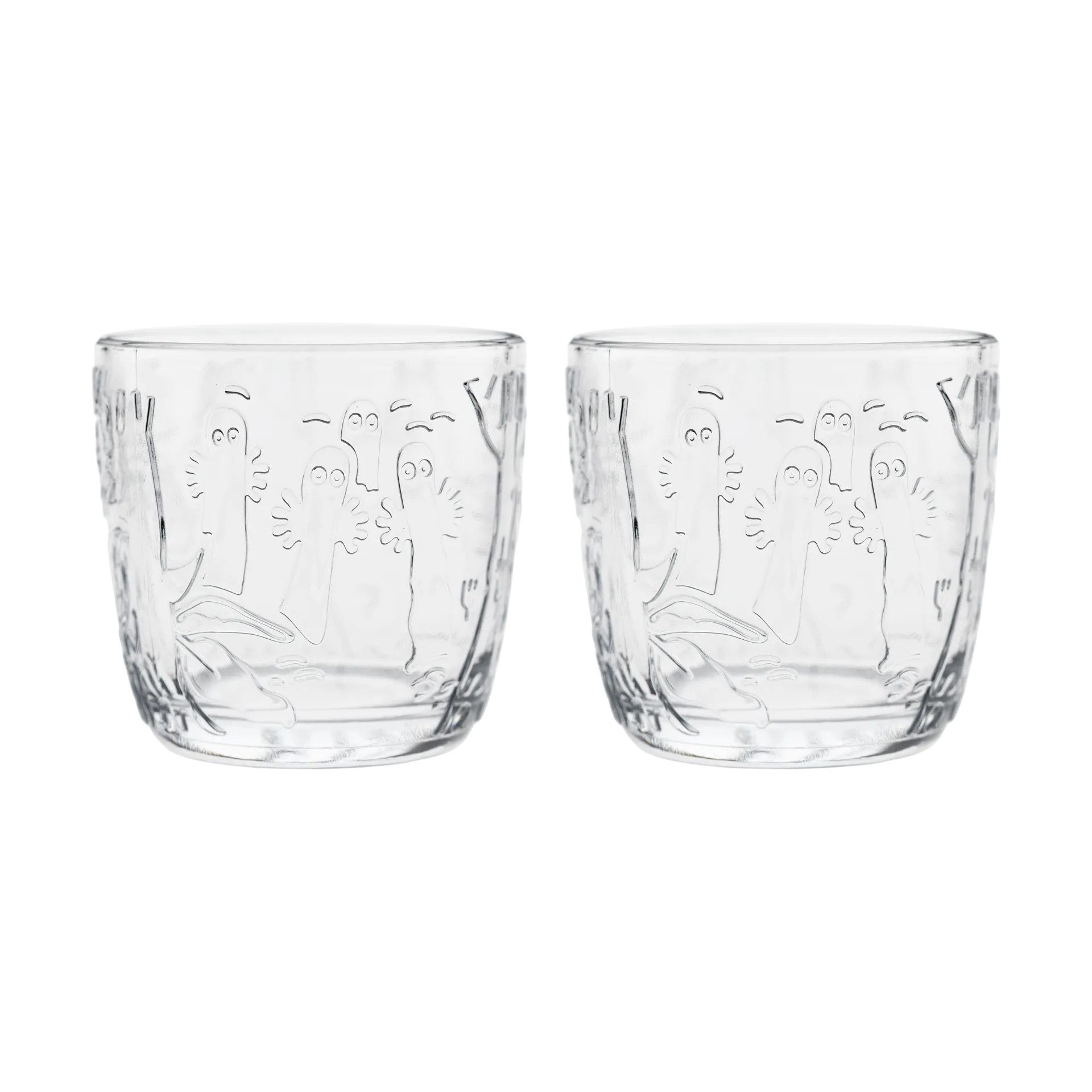 Moomin drinking glass 28 cl 2-pack, Clear arabia moomin,moomin arabia