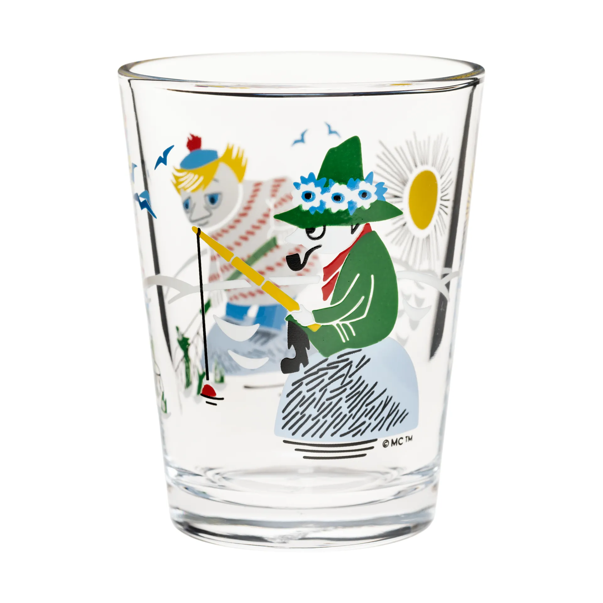 Moomin glass 22 cl, Fishing arabia moomin,moomin arabia