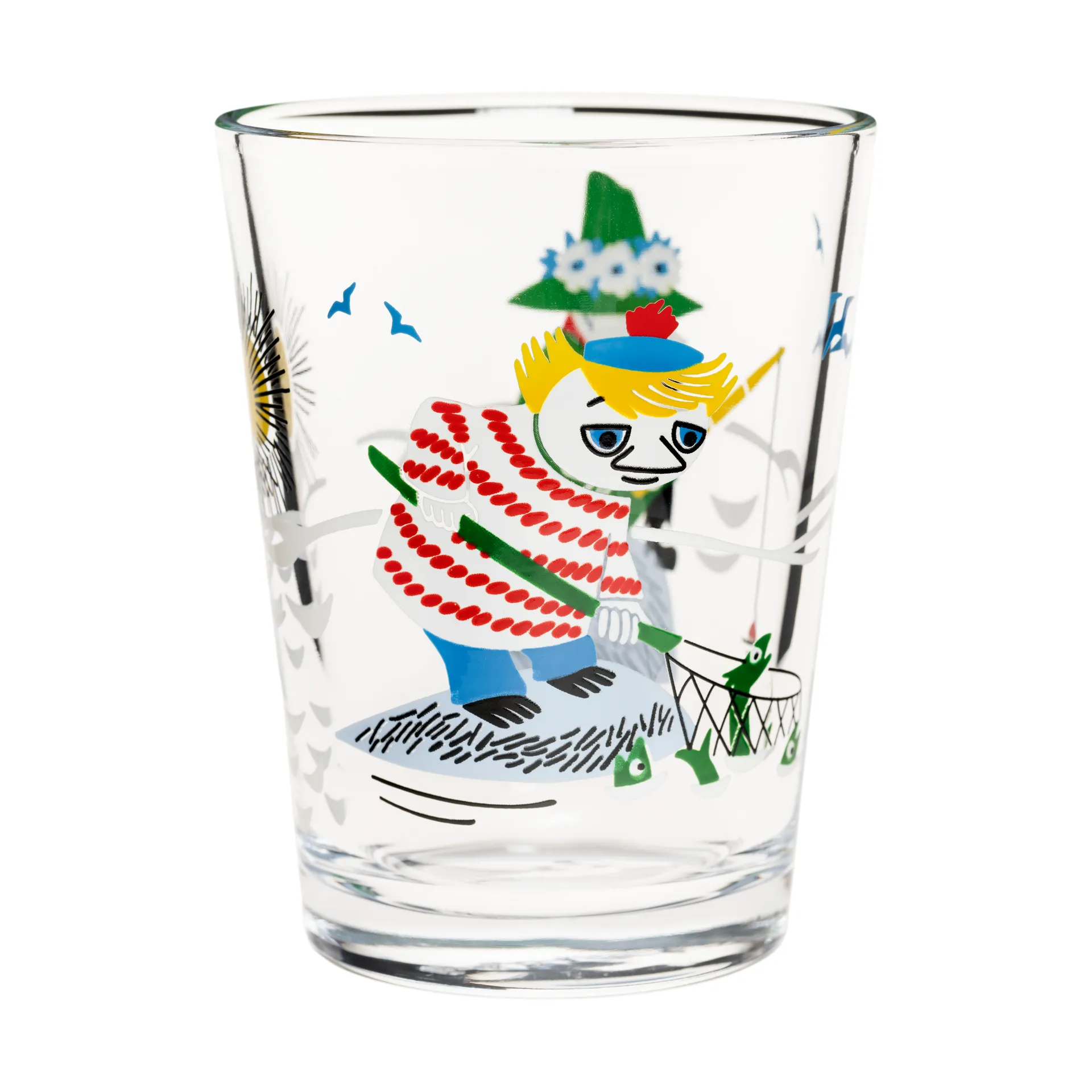 Moomin glass 22 cl, Fishing arabia moomin,moomin arabia